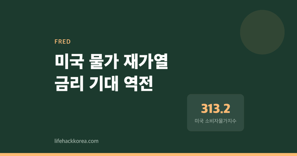 2024년 5월 '물가 안정'에 속은 투자자들